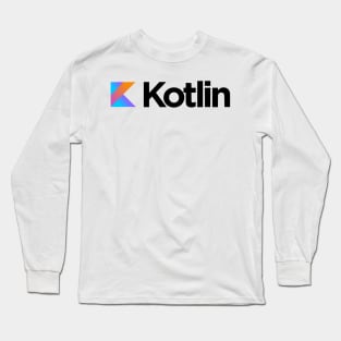 Kotlin logo - programming language Long Sleeve T-Shirt